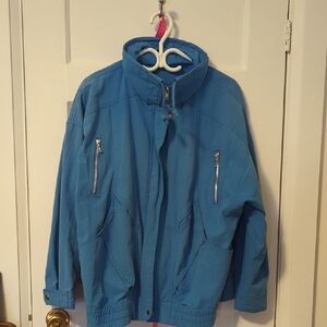 Bright Blue Lightweight Zip Jacket